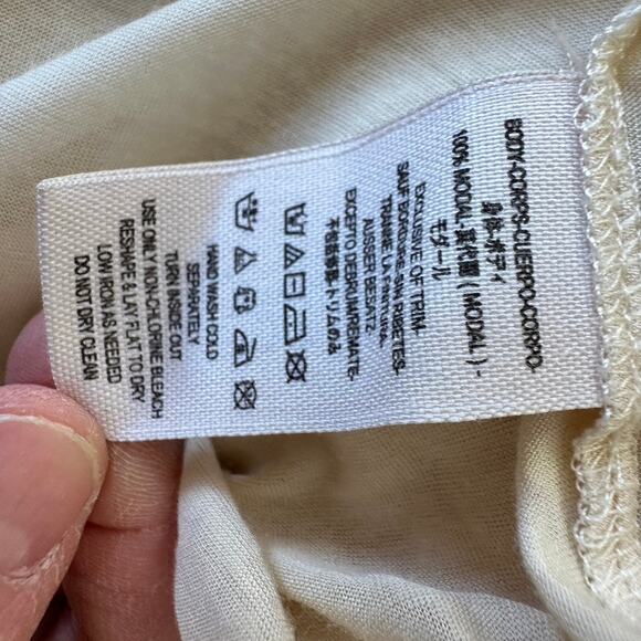 Free People Beaded Embellished Shoulder Oversized Top Scoop Neck SMALL - Picture 11 of 12